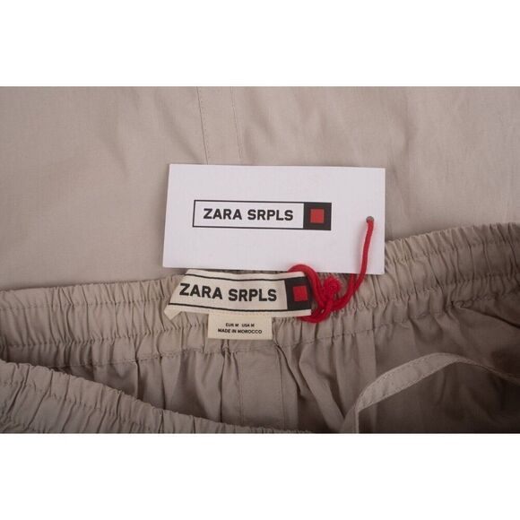 Zara Srpls Womans Midi Skirt Size M Tan brown button sides 2816/081 NWT - Picture 6 of 6